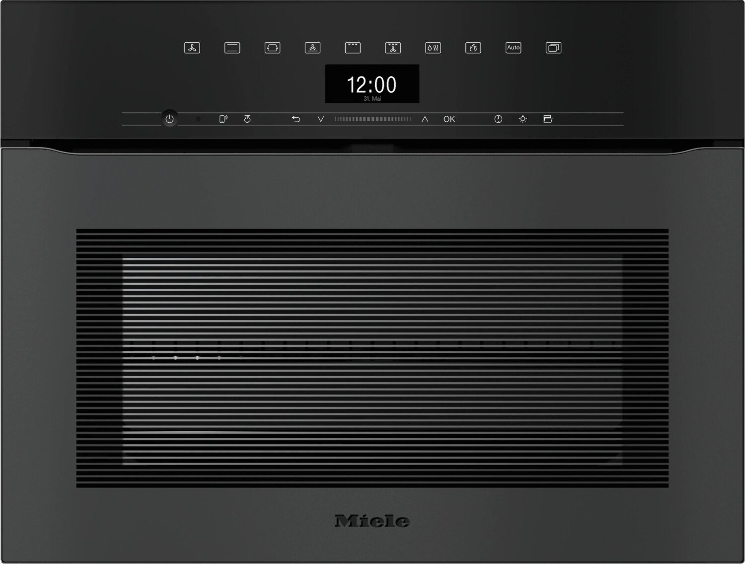 Духовой шкаф электрический без ручек Miele H 7440 BPX OBSW mat